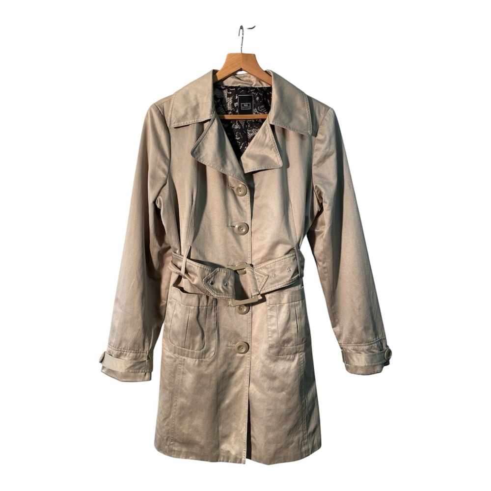 Chic Beige Trench Coat for Women